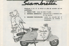 Siambretta "3 ventajas"