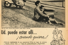 Publicidad de Siambretta "Ud puede estar allí" 2